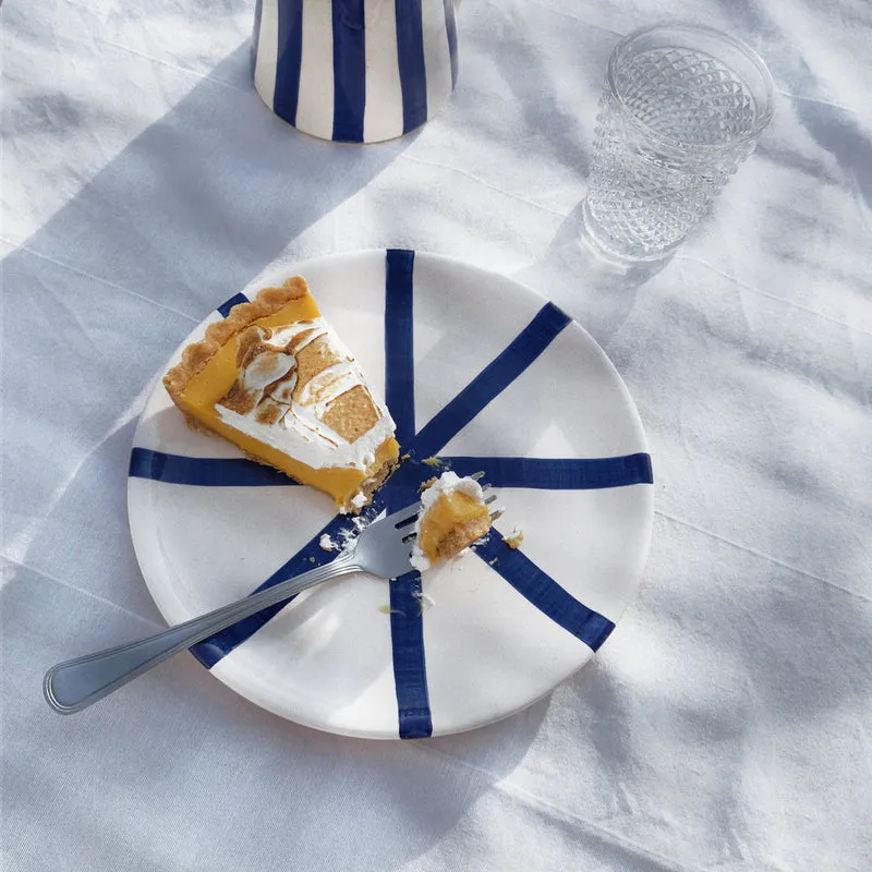 Plato Pequeño Segmentado Azul Ø23cm