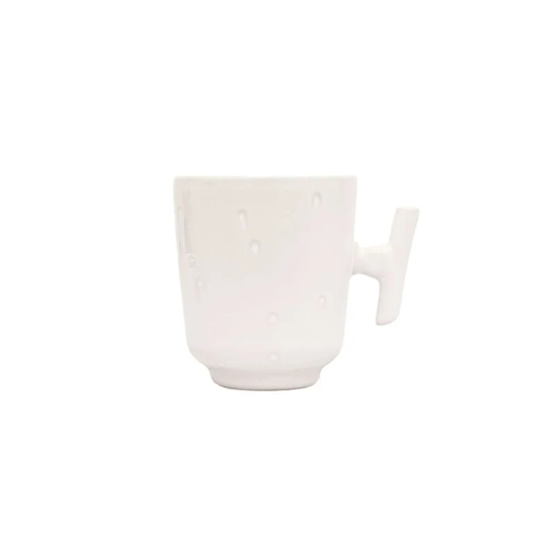 Recycled Stoneware Mug | White | 17.5x15cm
