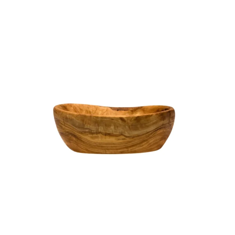 Olive Wood Aperitive Bowl | 14x9cm