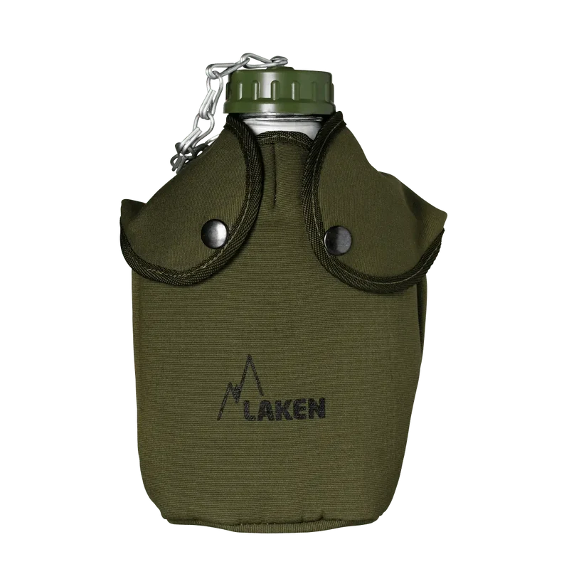 Cantimplora de Aluminio con Funda de Lona 1,3L