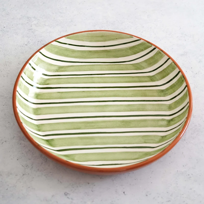 Cuenco Cabana en verde, Ø 27 cm