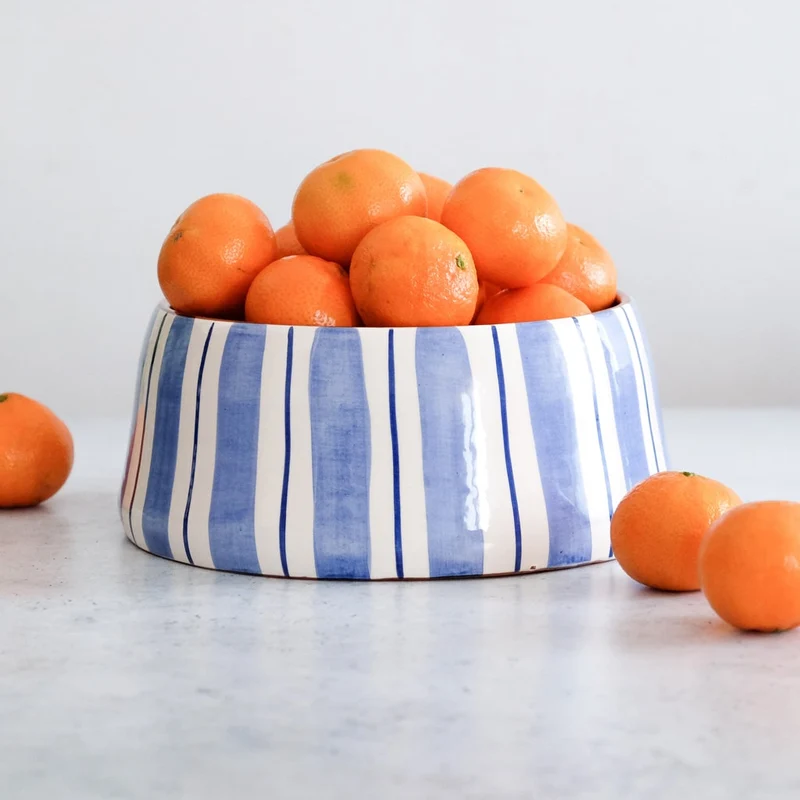 Cuenco Cabana en azul, Ø 23 cm