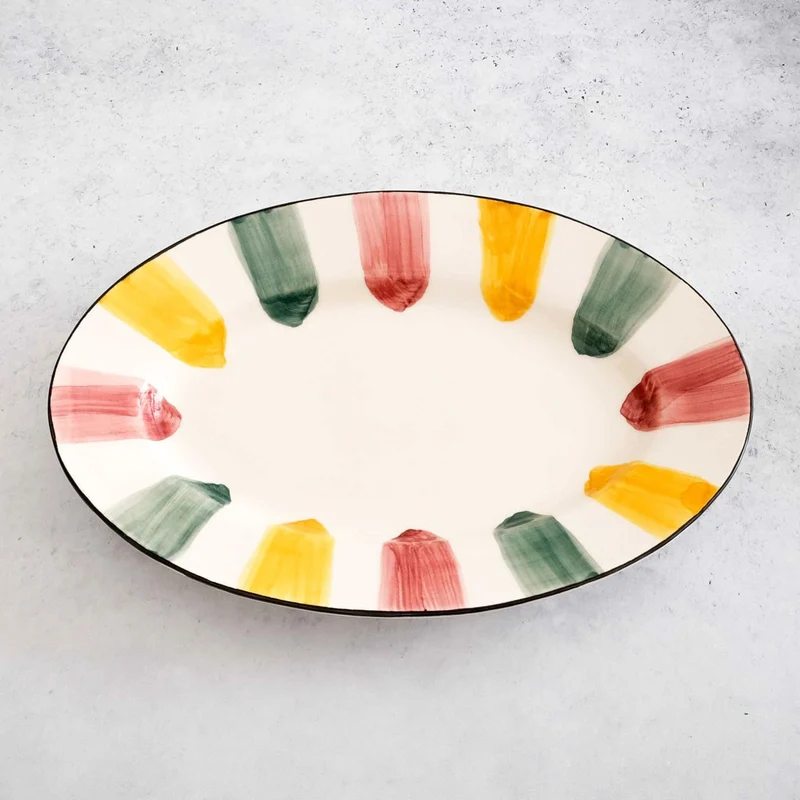 Bandeja ovalada Picasso 33cm