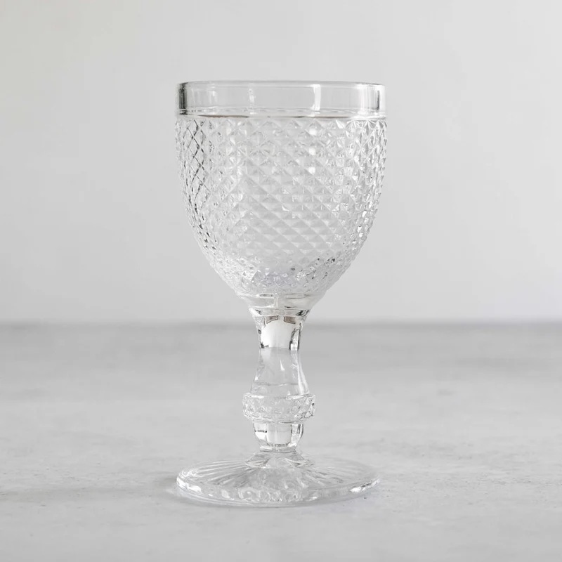 Vaso de agua transparente 220ml - Juego de 6