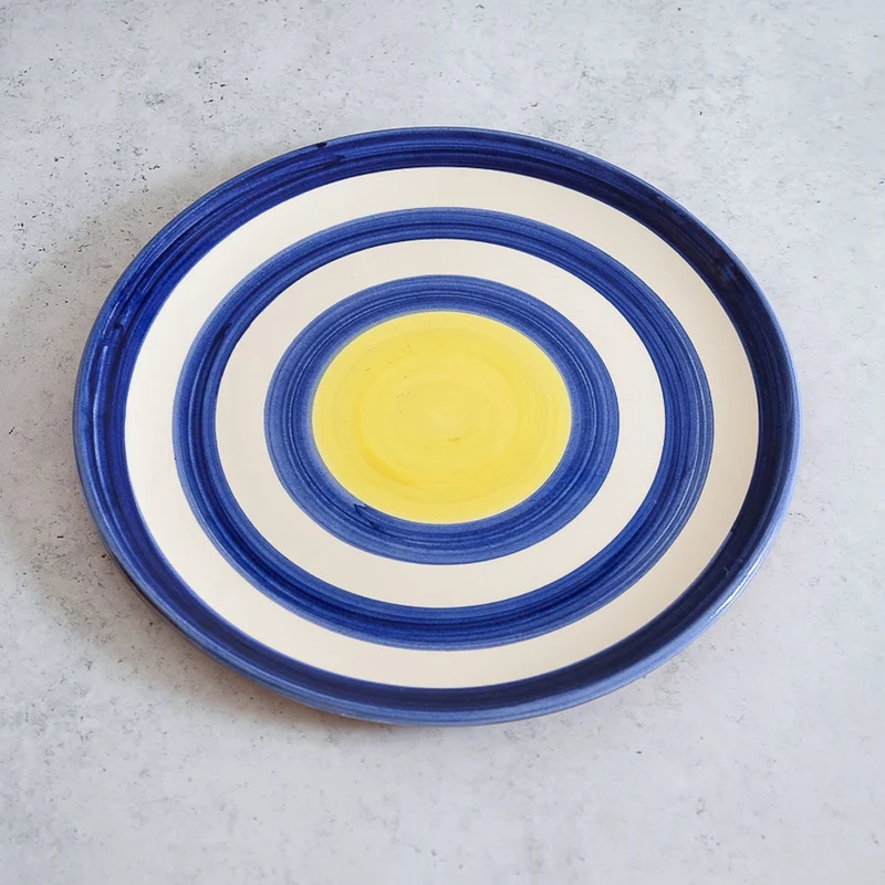 Plato Llano Cobalto Ø28cm
