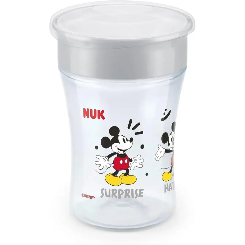 NUK Magic Cup Mickey Mouse Training Cup 230 ml 8m+ Grey