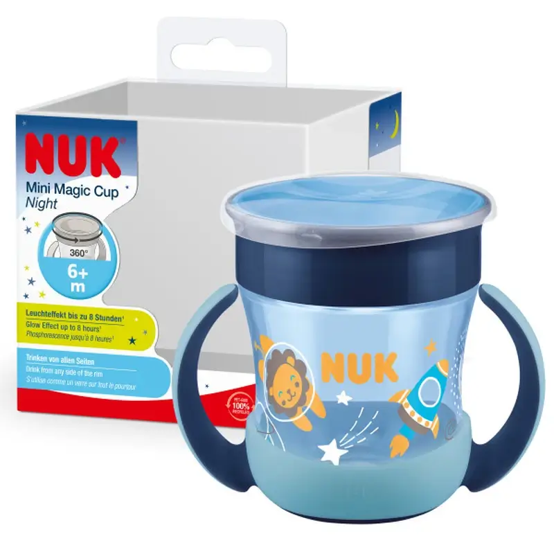 NUK Mini Magic Cup Night Training Cup 160 ml 6m+ Blue