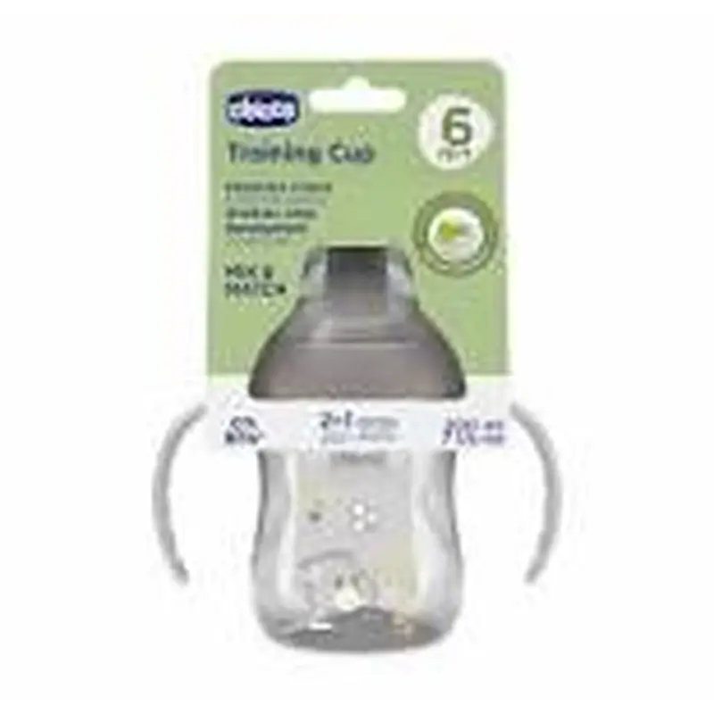 Chicco Vaso De Aprendizaje 6M+ Gris 200Ml