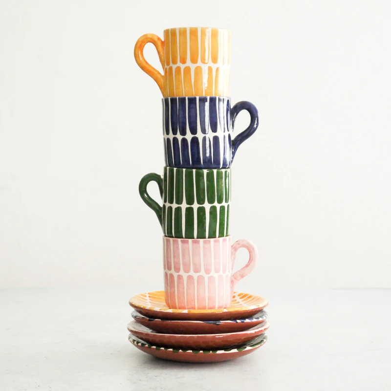 Taza y Plato de Espresso Dash