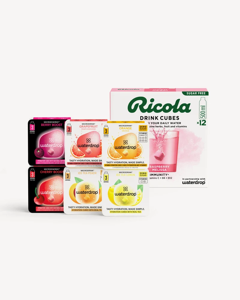 Set Degustación waterdrop® x Ricola