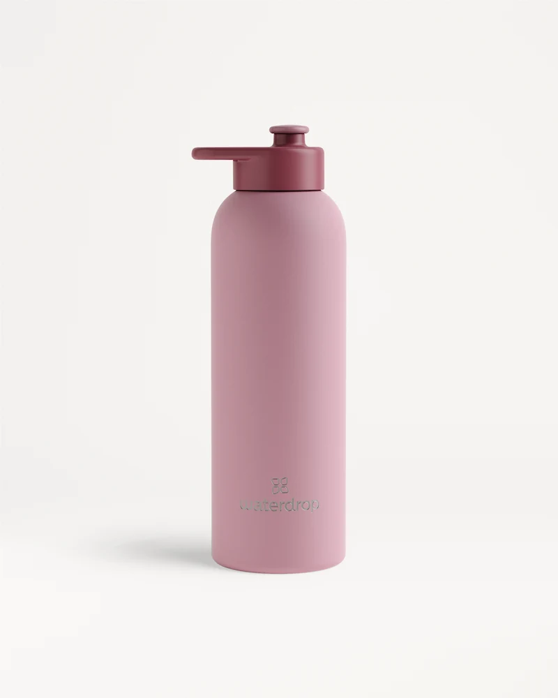 Botella de acero · Tapón extensible