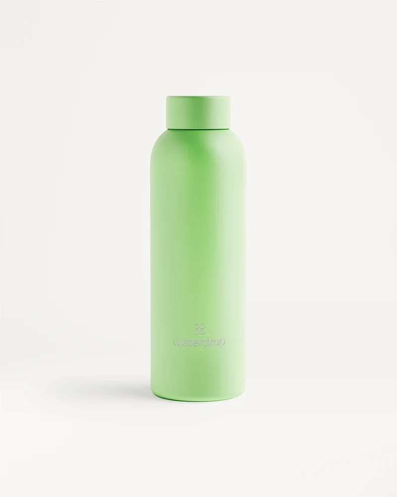 Botella de acero · Tapón de acero