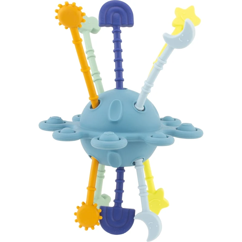 Brinquedo Sensorial de Silicone - Lua Azul