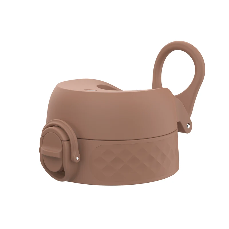 Leak Proof Water Bottle Replacement Lid, Mocha, Large