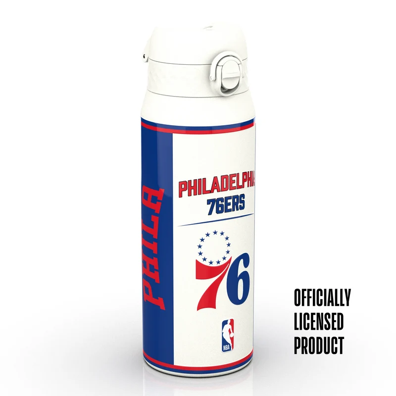NBA x ION8, Insulated Steel Bottle, Philadelphia 76ers, 750ml (24oz)