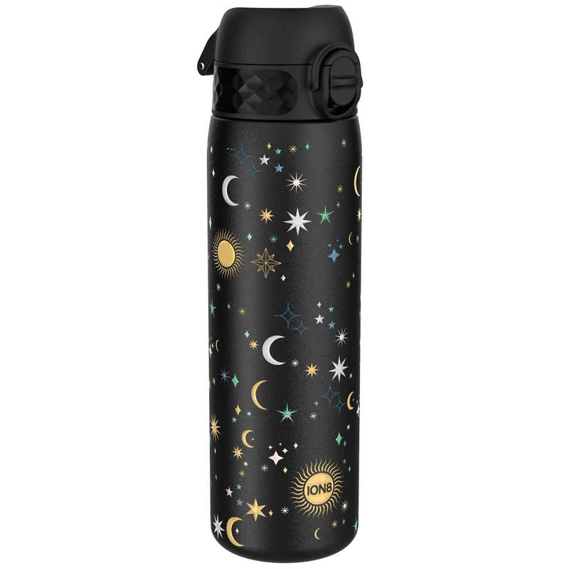 Leak Proof Slim Thermal Water Bottle, Insulated Steel, Celestial, 500ml (17oz)
