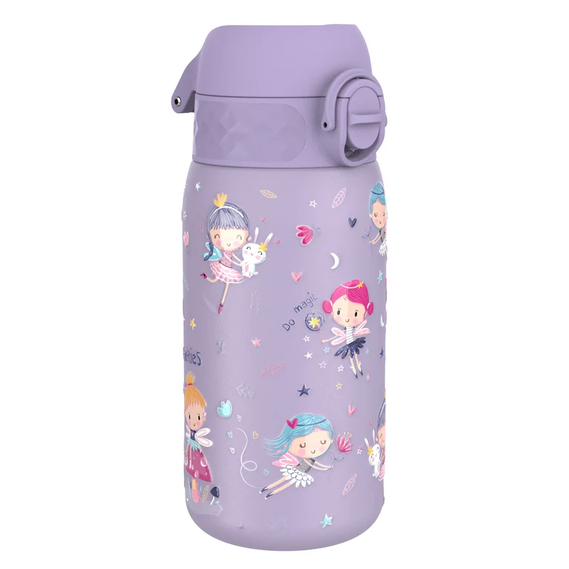 Leak Proof Thermal Steel Water Bottle, Insulated, Fairies, 320ml (11oz)