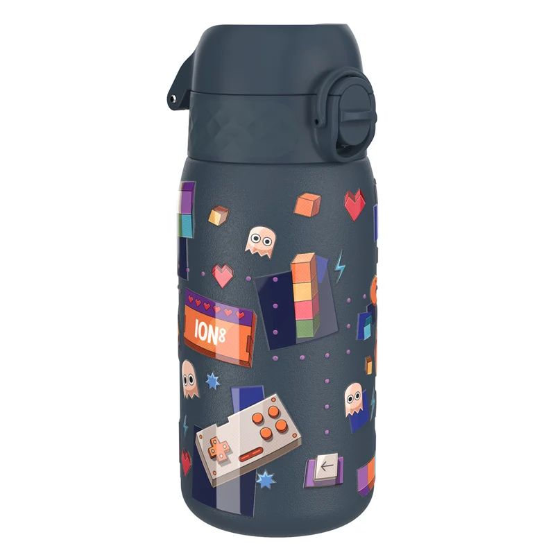 Leak Proof Water Bottle, Stainless Steel, Gamer, 400ml (13oz)