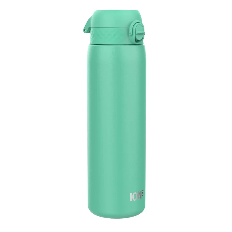 Leak Proof 1 Litre Water Bottle, Stainless Steel, Teal, 1L