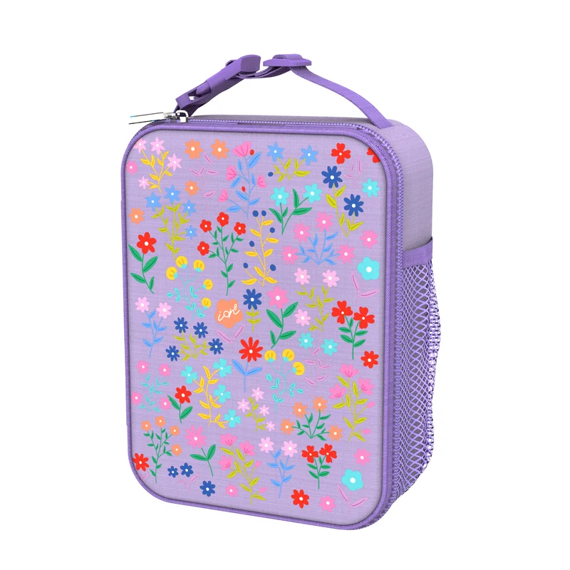 Kids Lunch Bag, Insulated, Delicate Floral, Medium