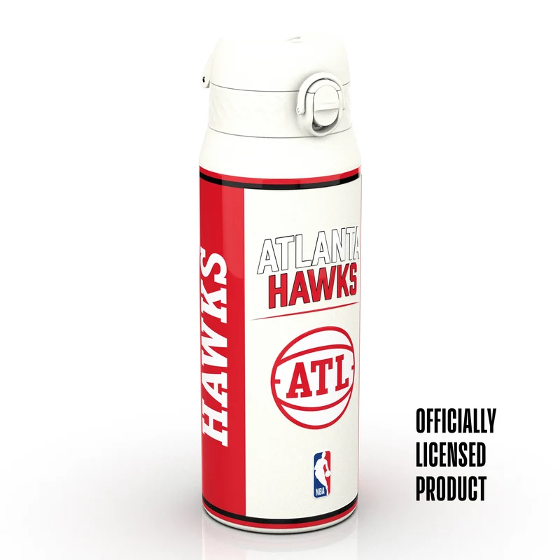 NBA x ION8, Insulated Steel Bottle, Atlanta Hawks, 750ml (24oz)