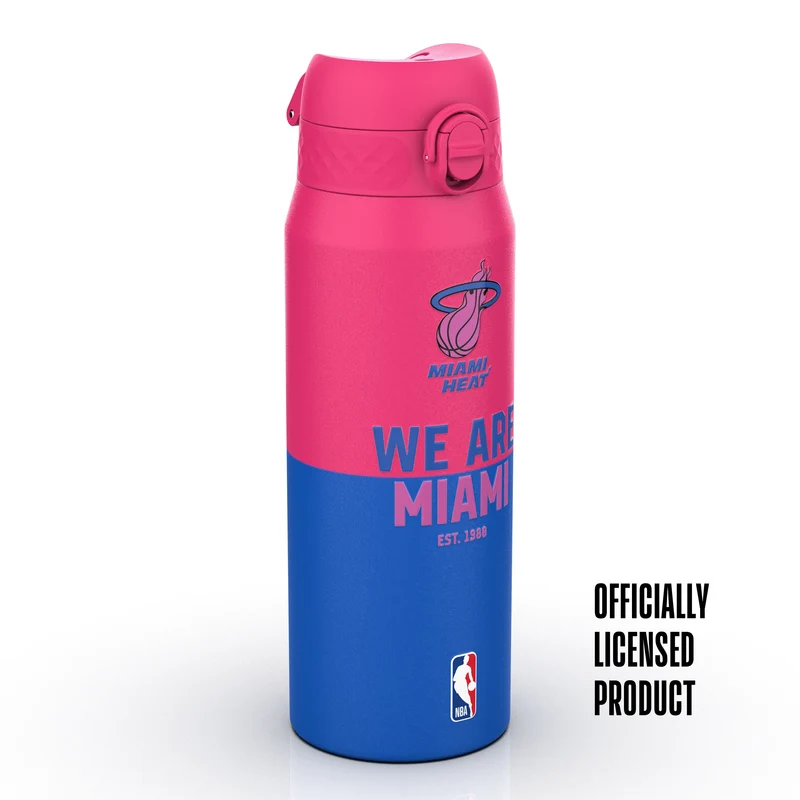 NBA x Ion8 Sports, Insulated Bottle, Miami Heat, 750ml (24oz)