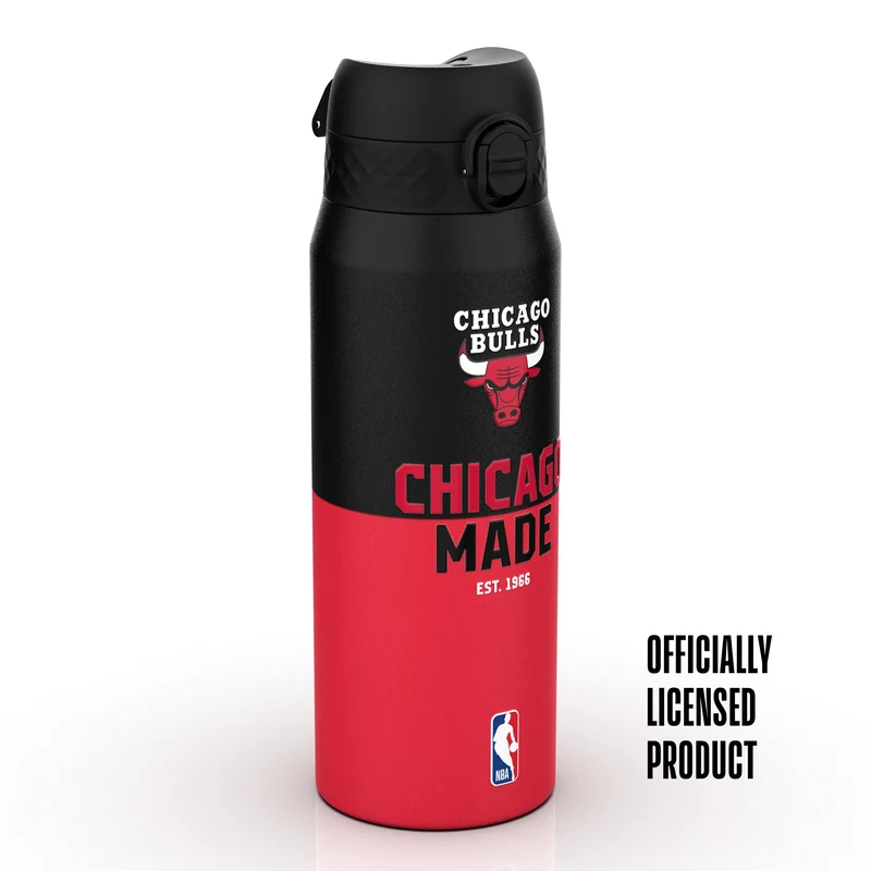 NBA x ION8, Insulated Steel Bottle, Chicago Bulls, 750ml (24oz)