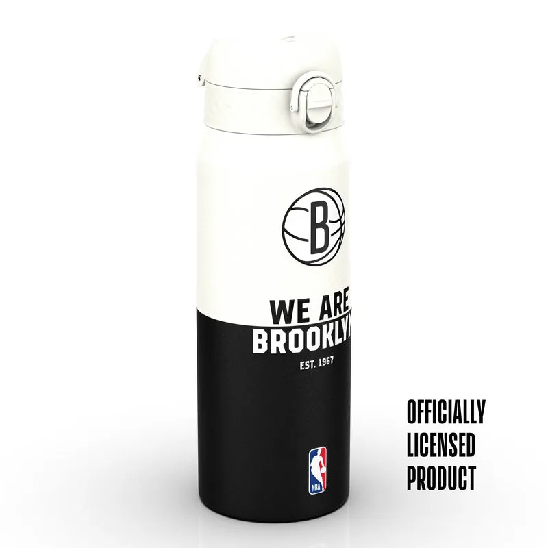 NBA x ION8, Insulated Steel Bottle, Brooklyn Nets, 750ml (24oz)