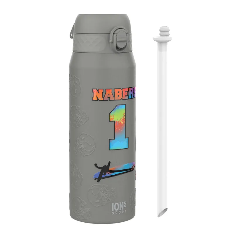 NFL x Ion8 Sports, Insulated Bottle, Signature Series, Malik Nabers, 750ml (24oz)