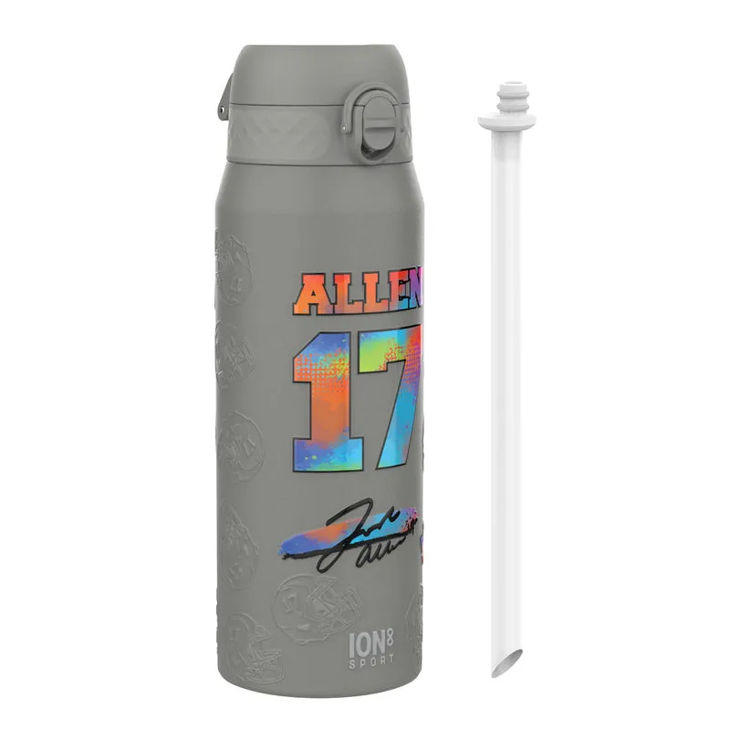 NFL x Ion8 Sports, Insulated Bottle, Signature Series, Josh Allen, 750ml (24oz)