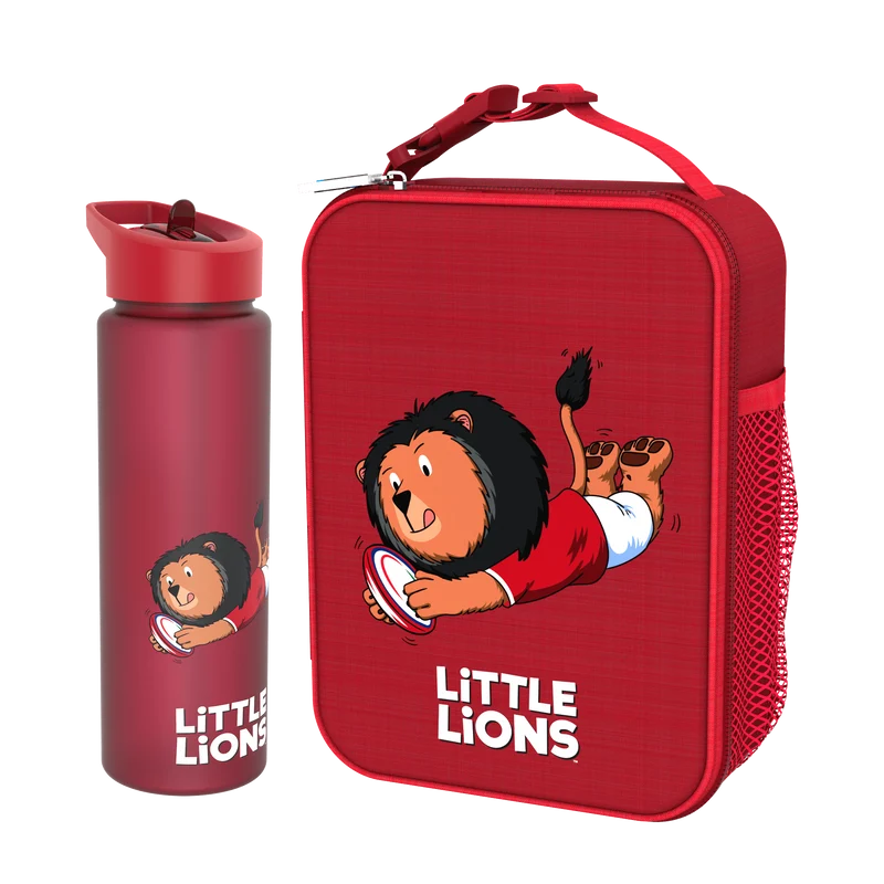 Kids Lunch Bag Bundle, Insulated, Little Lions, Medium