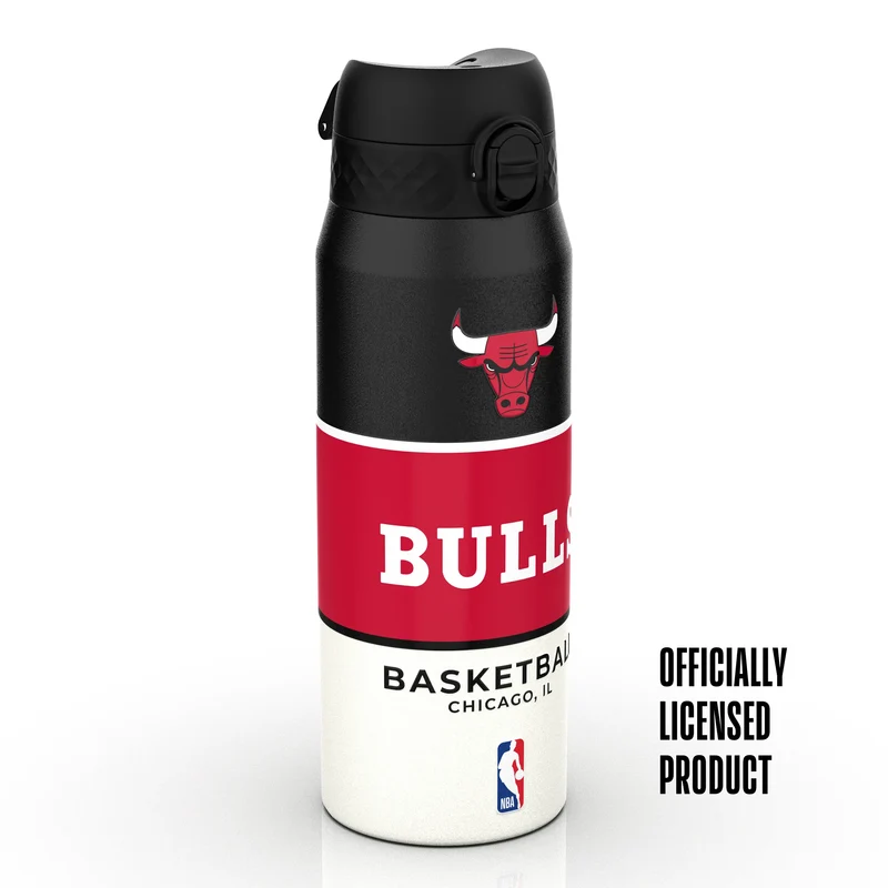 NBA x ION8, Insulated Steel Bottle, Chicago Bulls, 750ml (24oz)
