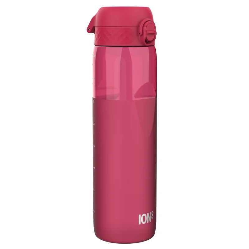 Leak Proof 1 litre Water Bottle, Recyclon, Half-Cut, Magenta, 1L