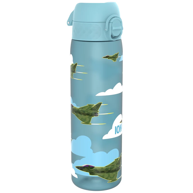 Leak Proof Slim Water Bottle, Recyclon, Fighter Jets, 500ml (18oz)