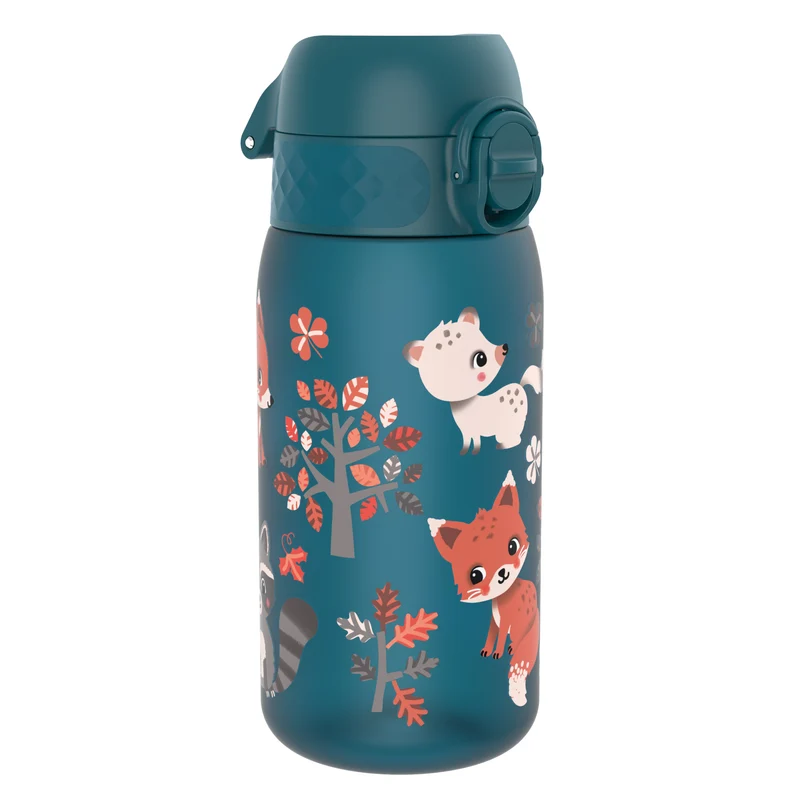 Leak Proof Kids Water Bottle, Recyclon, Forest Animals, 350ml (12oz)