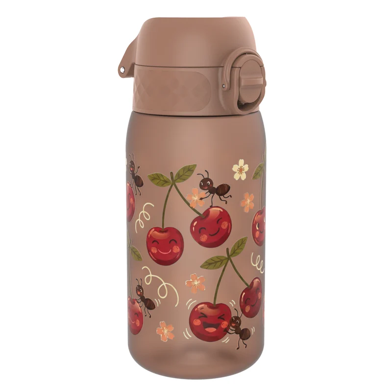 Leak Proof Kids Water Bottle, Recyclon, Cherries, 350ml (12oz)
