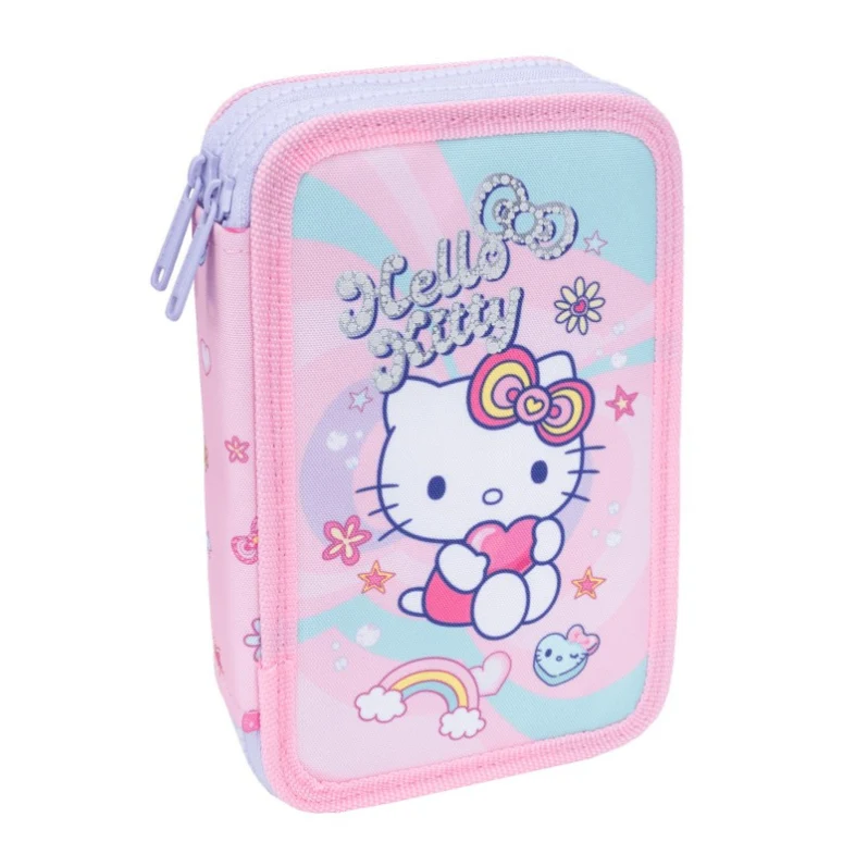 Estojo JUMPER Hello Kitty - 2 Compartimentos