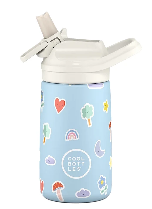 Garrafa Térmica Cool Bottles 350ml - Rainbow Clouds