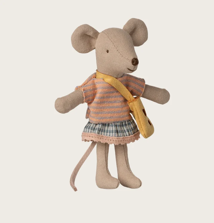 Ratinha Irmã mais nova com bolsa - Maileg