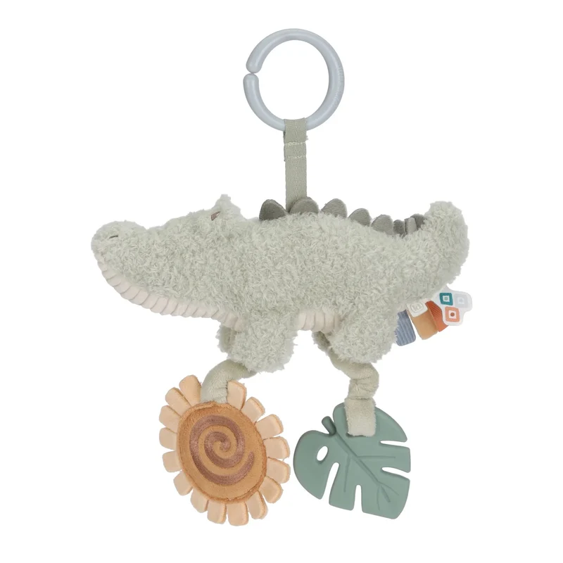 Peluche com atividades - Crocodilo