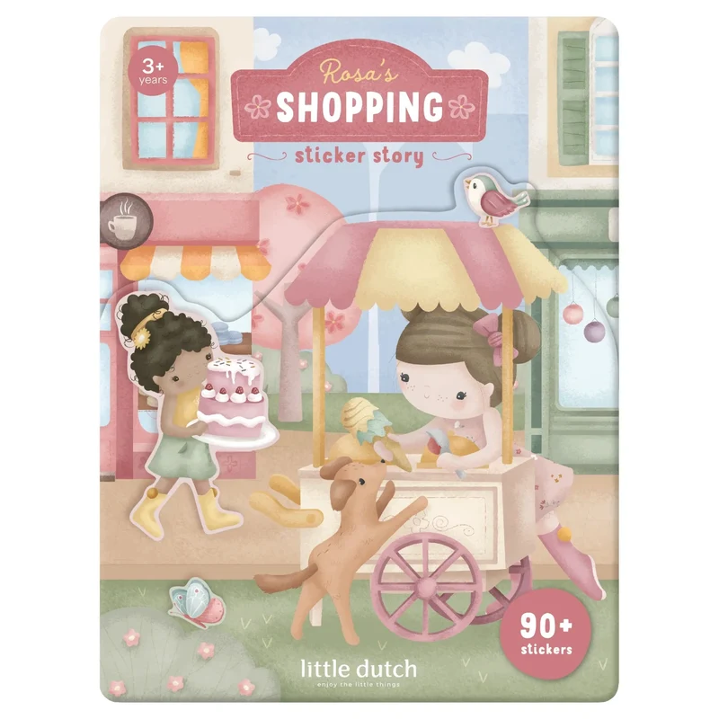 Livro de Autocolantes – Rosa´s Shopping