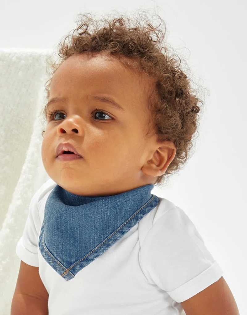 Denim Bandana Baby Bib 305 g/m² | 06747