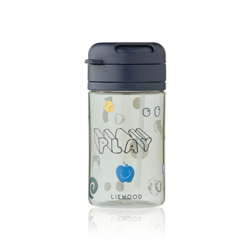 Garrafa Tritan com Palhinha 500 ml - Play Dusty Peppermint