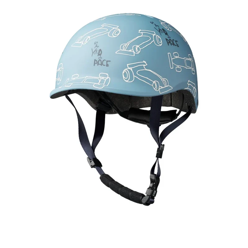 Capacete de Bicicleta Milly – Race cars / Beach blue
