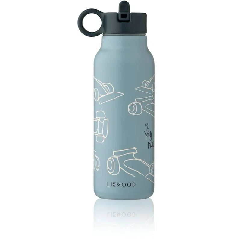 Garrafa Termica 350ml - Race cars / Beach blue