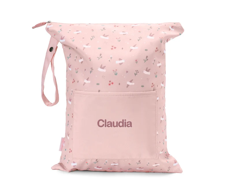 Bolsa Impermeável Grande Personalizada Blossom Birds