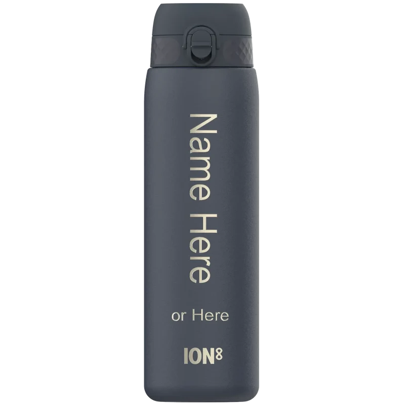 Leak Proof 1 Litre Thermal Steel Water Bottle, Personalised, Insulated, 1L