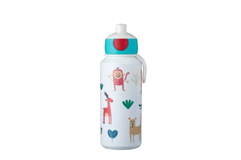 Botella Pop-up Campus 400 ml Animal Friends · Mepal