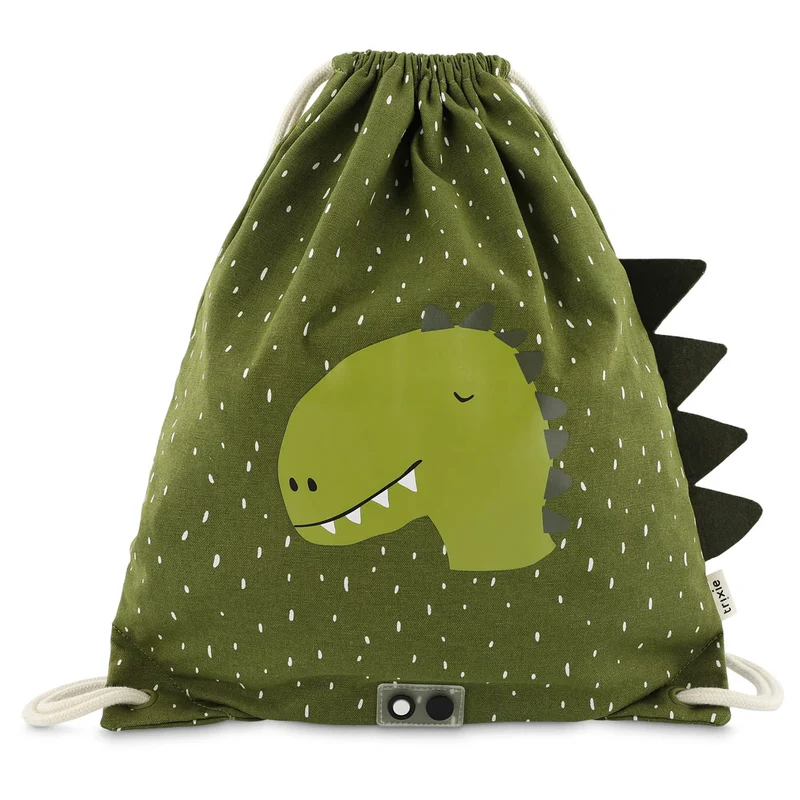 Mochila Saquito de Tela Dino · Trixie
