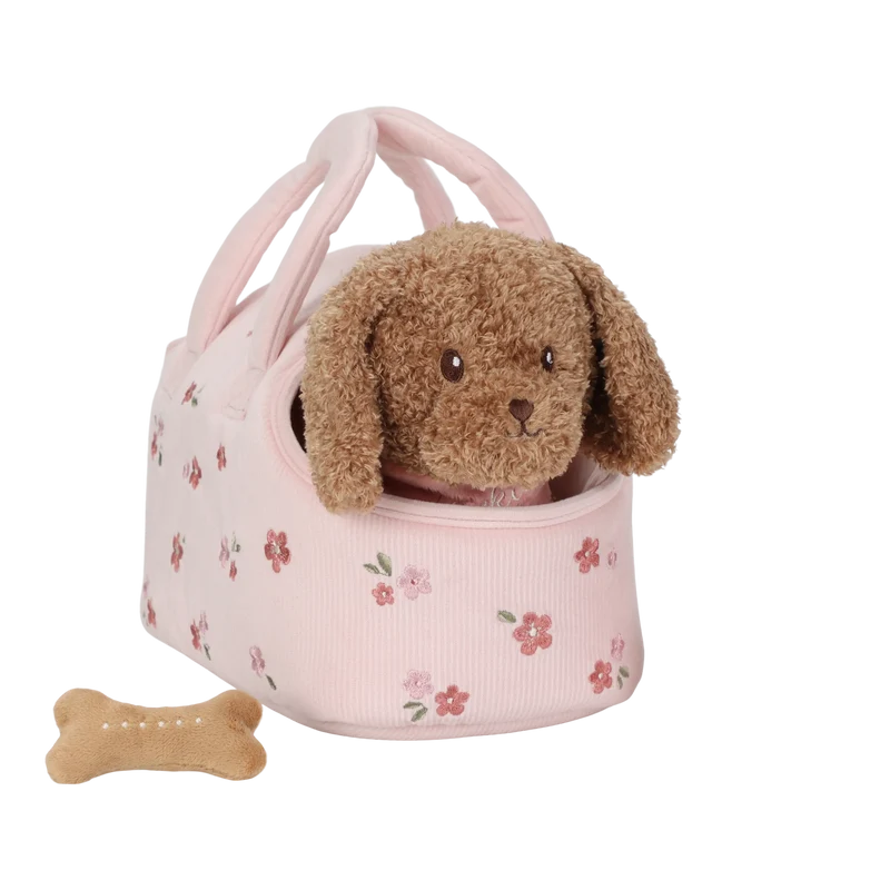 Perrito Peluche Jackie con bolsa · Little Dutch